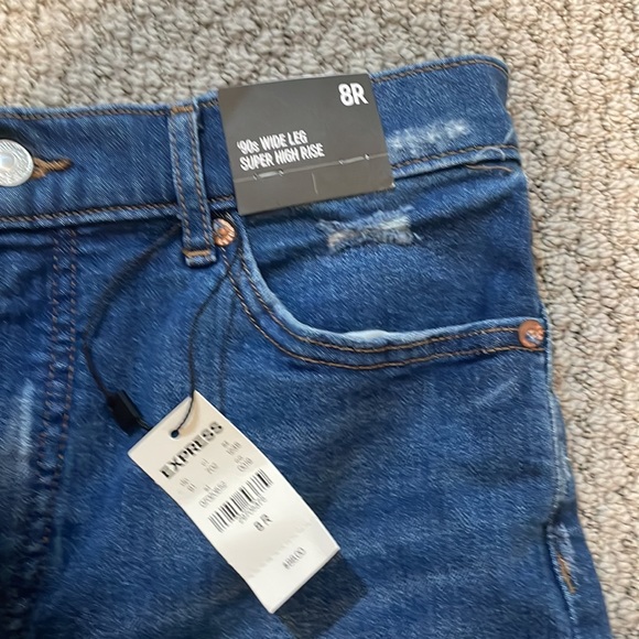 Wide leg super high rise jeans - Picture 3 of 3